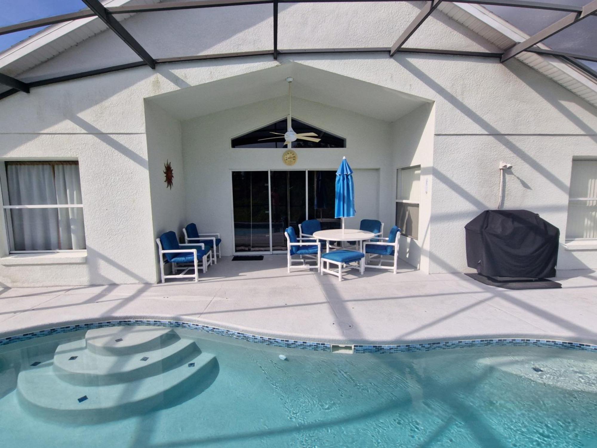 Villa Met Prive Zwembad Nabij Orlando Optional Heated Pool Dundee Bagian luar foto